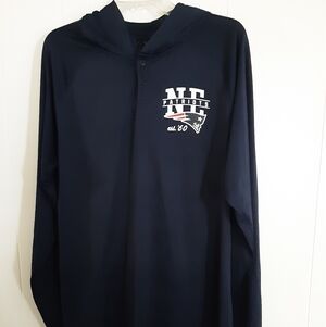 NFL Patriots Navy Hoodie with Logo